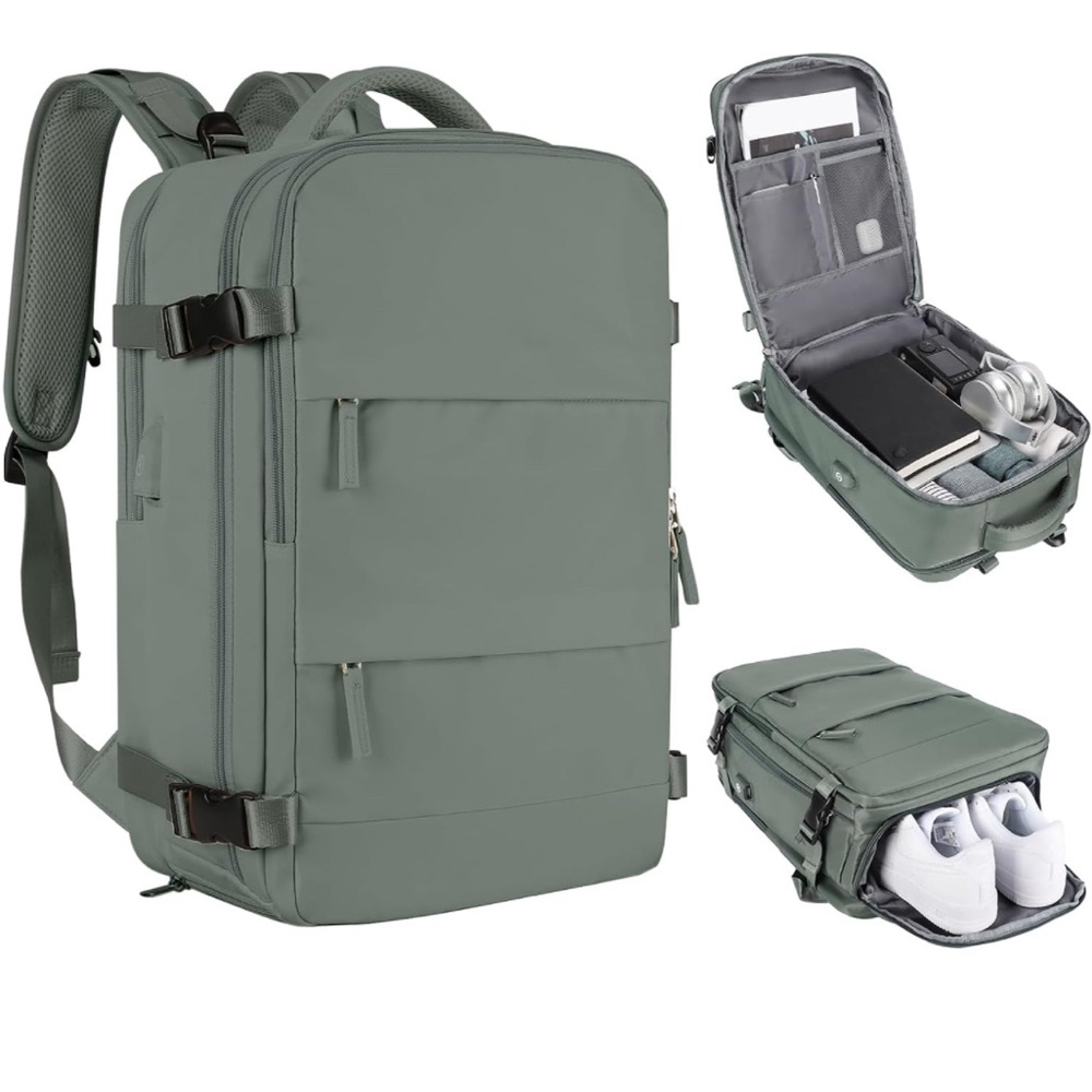 NWT Travel backpack light green